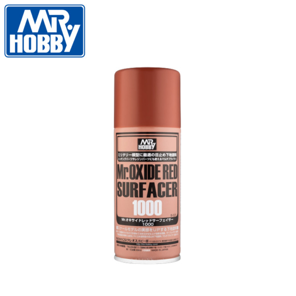 Mr Hobby Mr surfacer 1000 oxide red primer spray can paint, Hobbies