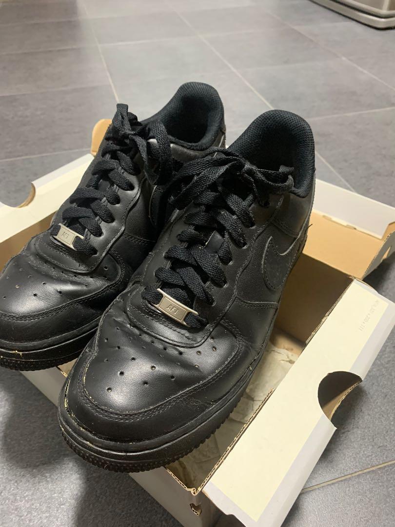 second hand black air force 1