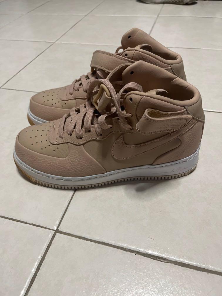 Nike air force deals high top tan