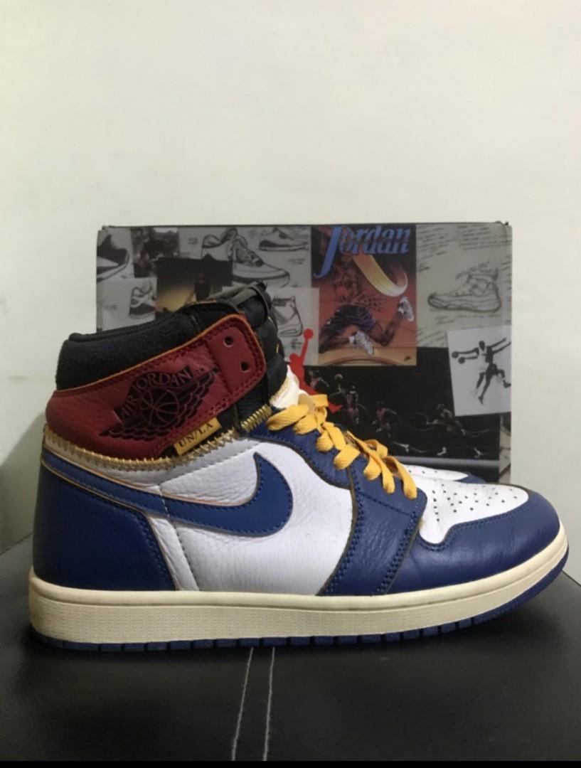 Nike Air Jordan 1 Union LA Blue, Fesyen 