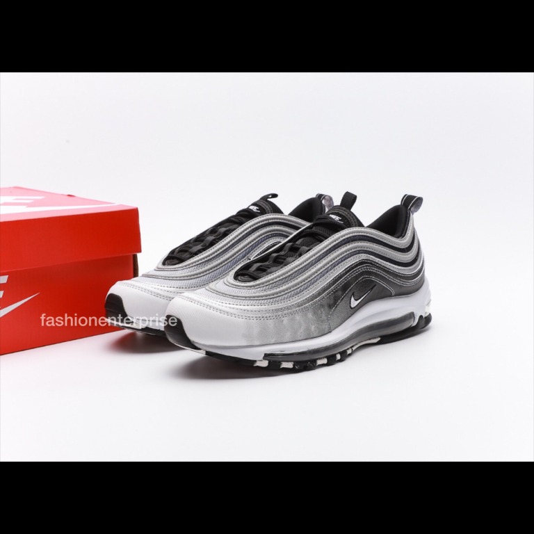 Air max 97 deals black and white fade
