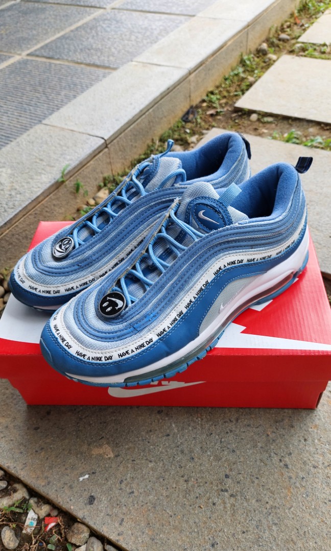 Nike Air Max 97 Have a Nike Day, Fesyen Pria, Sepatu , Sneakers di Carousell