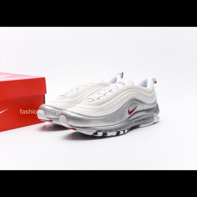 Air max 97 qs white silver 2025