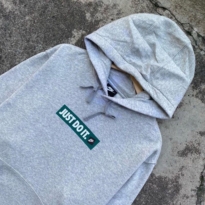 Nike JDI Box Logo Hoodie Men s Fashion Tops Sets Hoodies on