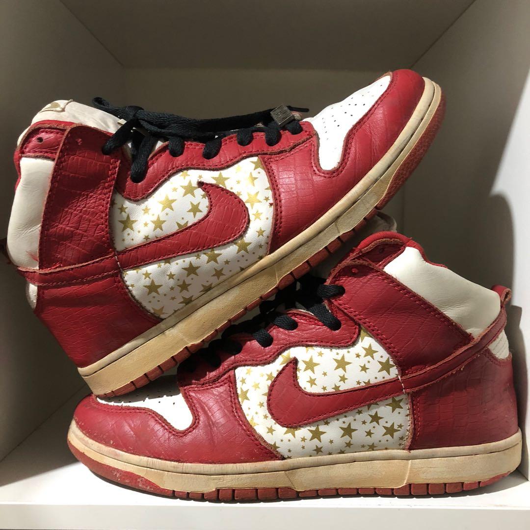 Nike Sb Dunk Supreme Red Stars 2003, Men's Fashion, Footwear, Sneakers on  Carousell