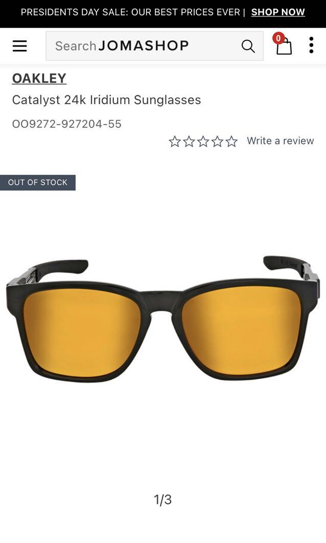 Oakley Catalyst sun glasses, Men's Fashion, Watches & Accessories,  Sunglasses & Eyewear on Carousell