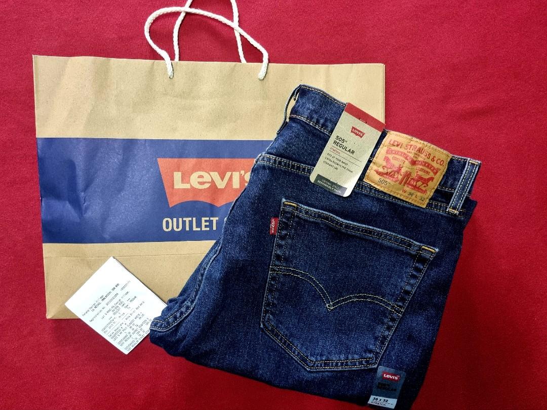 Original Levis 505 Straight Cut W36 L32, Men's Fashion, Bottoms, Jeans on  Carousell