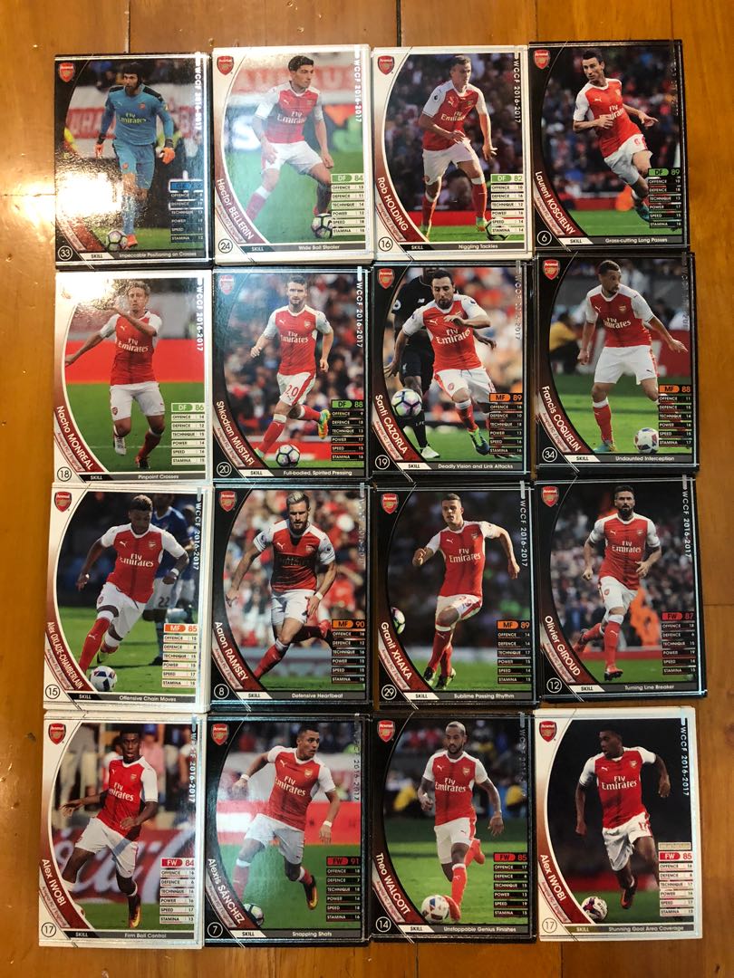 Panini Wccf 足球阿仙奴17 足球卡 興趣及遊戲 收藏品及紀念品 古董收藏 Carousell