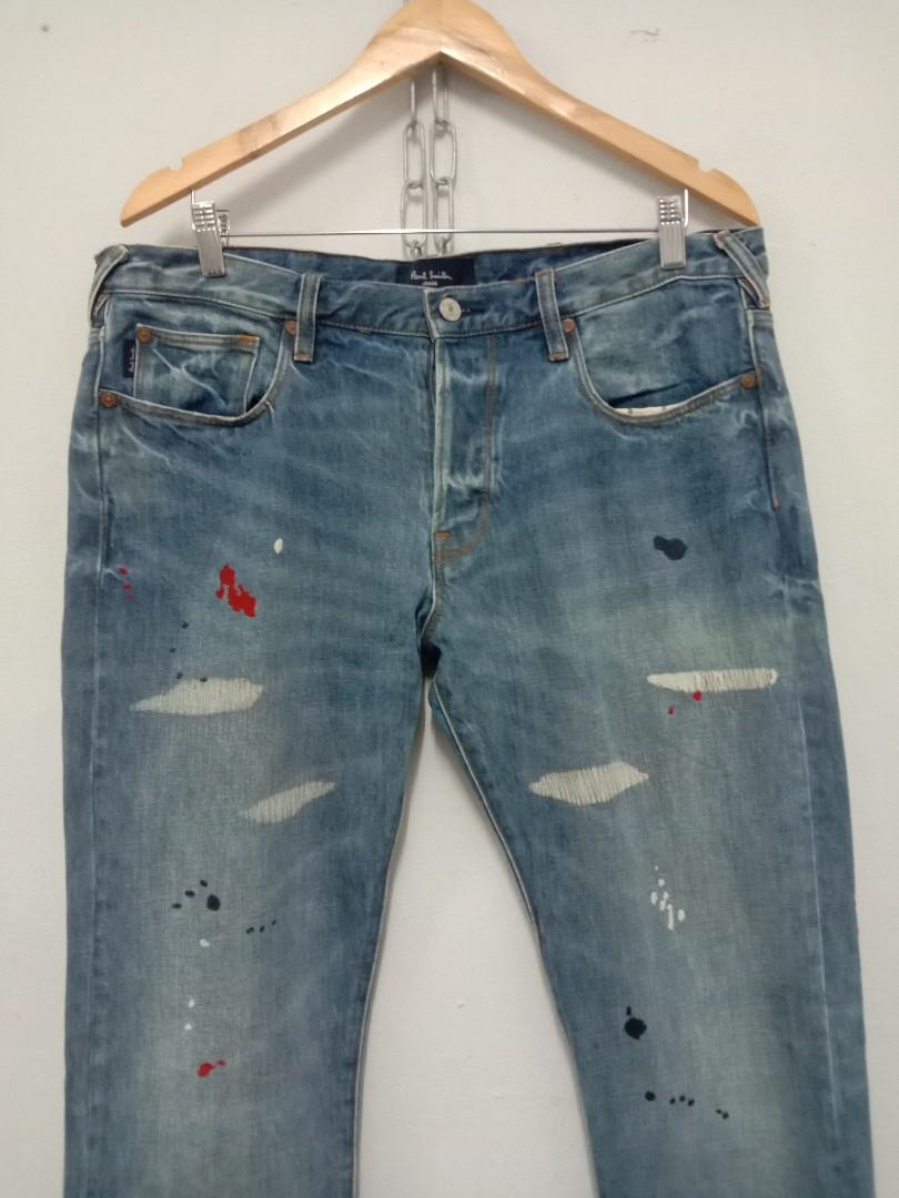 Paul Smith Jeans Embroidery Paint Splatter