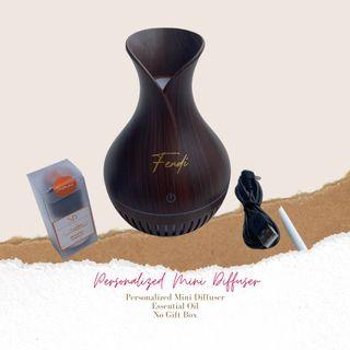 Personalized Ultrasonic Aroma Diffuser with Essential Oil Humidifier Air Freshener Corporate Gift