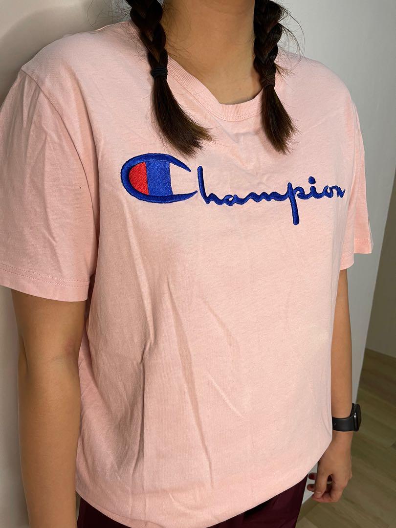 Pink shop champion top