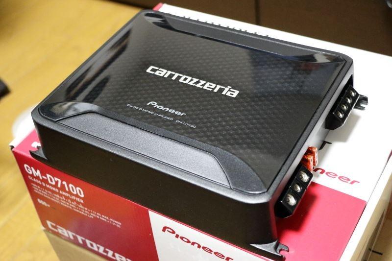 カロッツェリア 美品箱つき パワーアンプ GM-D7100 - カーオーディオ