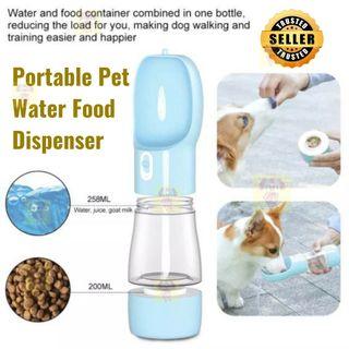 ✅ B100P Portable Pet Dog Cat Food Water Dispenser
