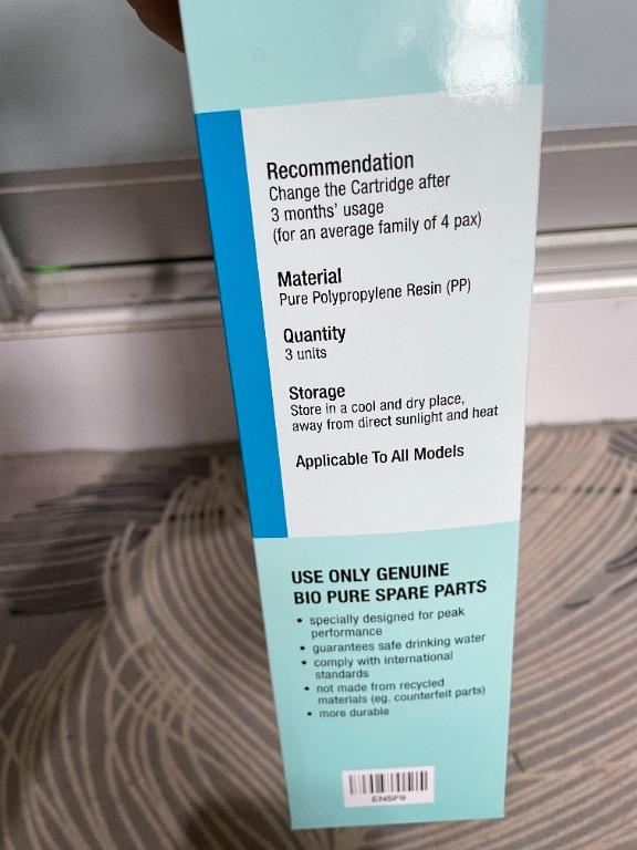 Prefilter cartridge 5 elken, TV & Home Appliances, Kitchen Appliances