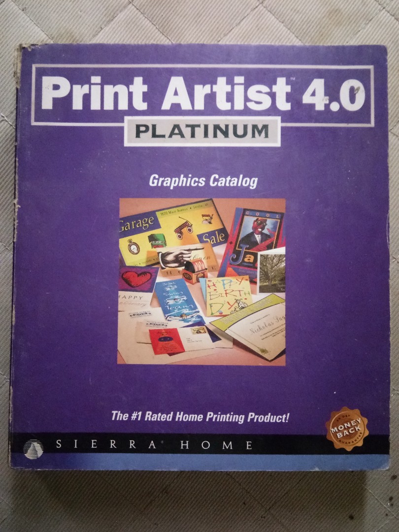 Print artist 4 0 graphics catalog hobbies toys books magazines