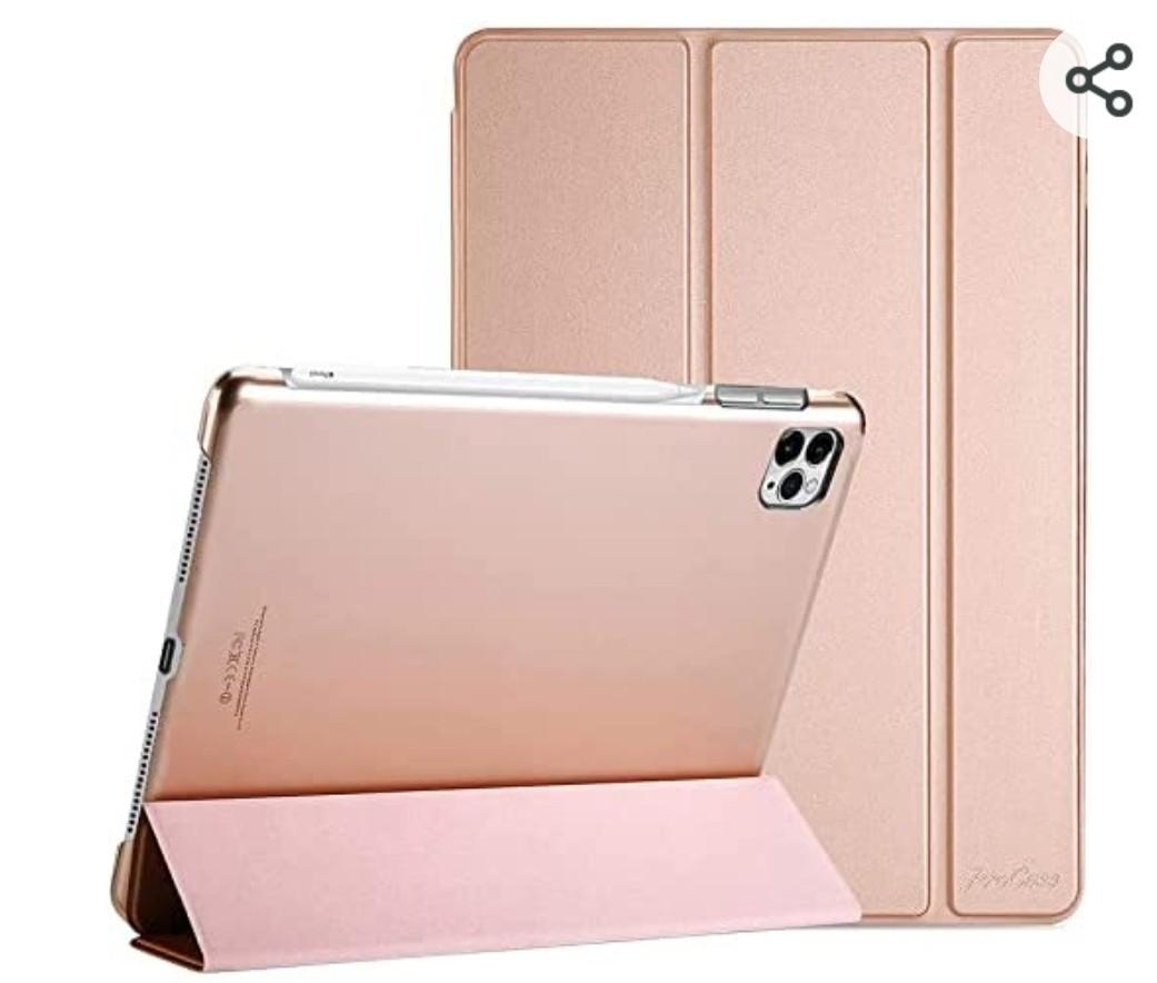 iPad Pro 11 ProCase Keyboard Case (3rd Gen 2021/ 2nd Gen 2020/ 1st Gen 2018), Premium Leather