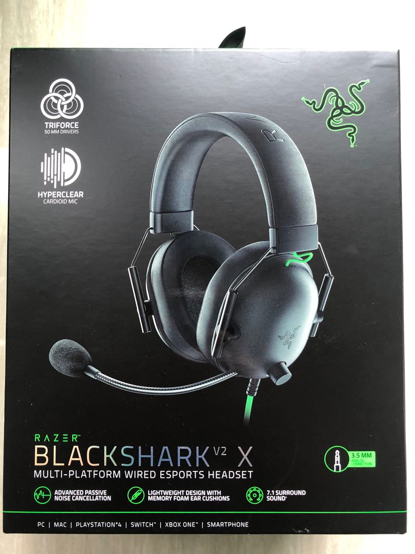 Multi-platform wired esports headset 