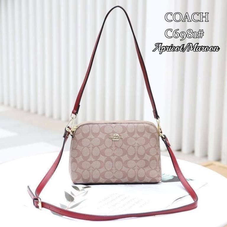 Coach 2 zipper sling sale bag