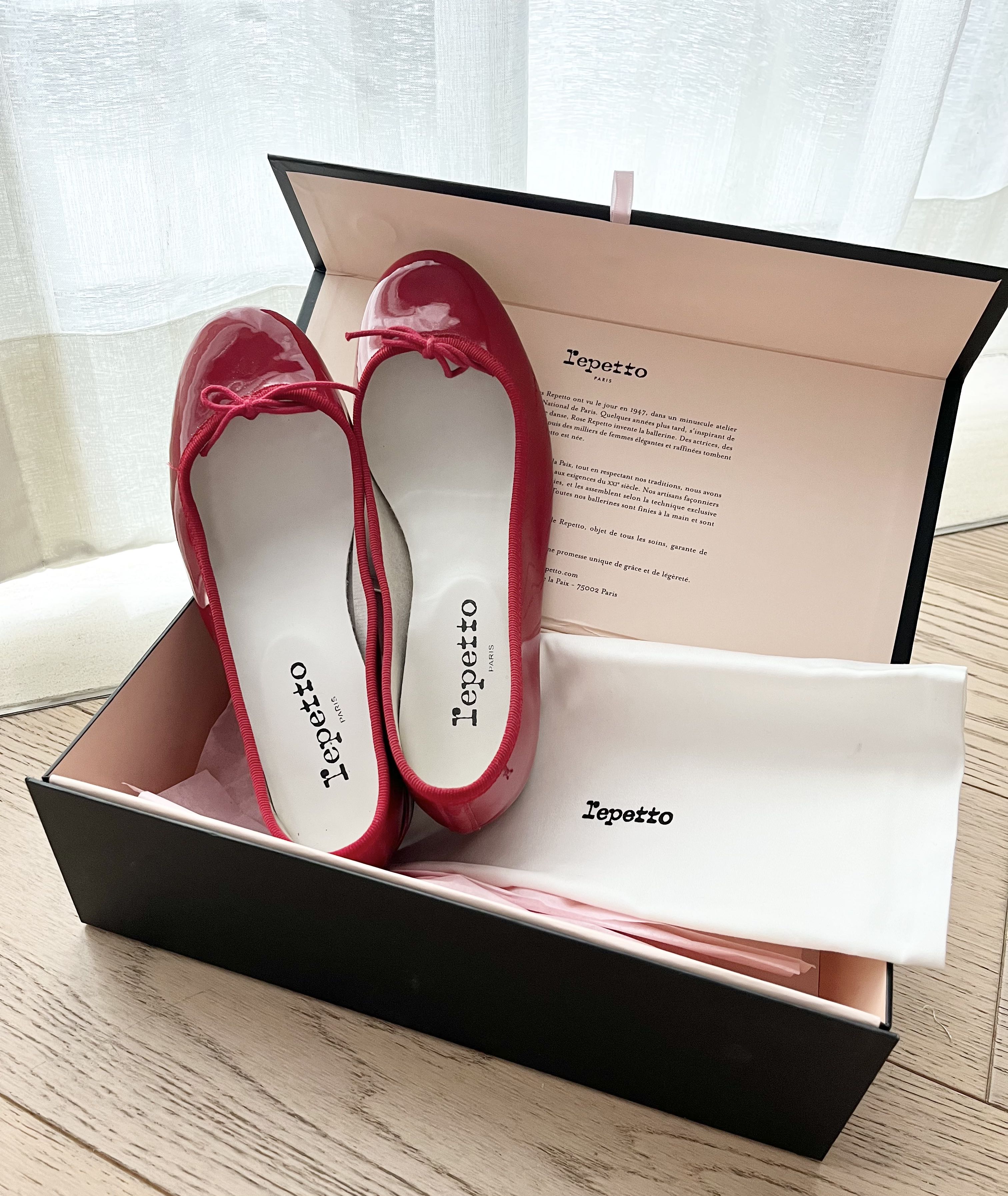 Repetto Camille ballerinas - red heels, 女裝, 鞋, 高跟鞋- Carousell