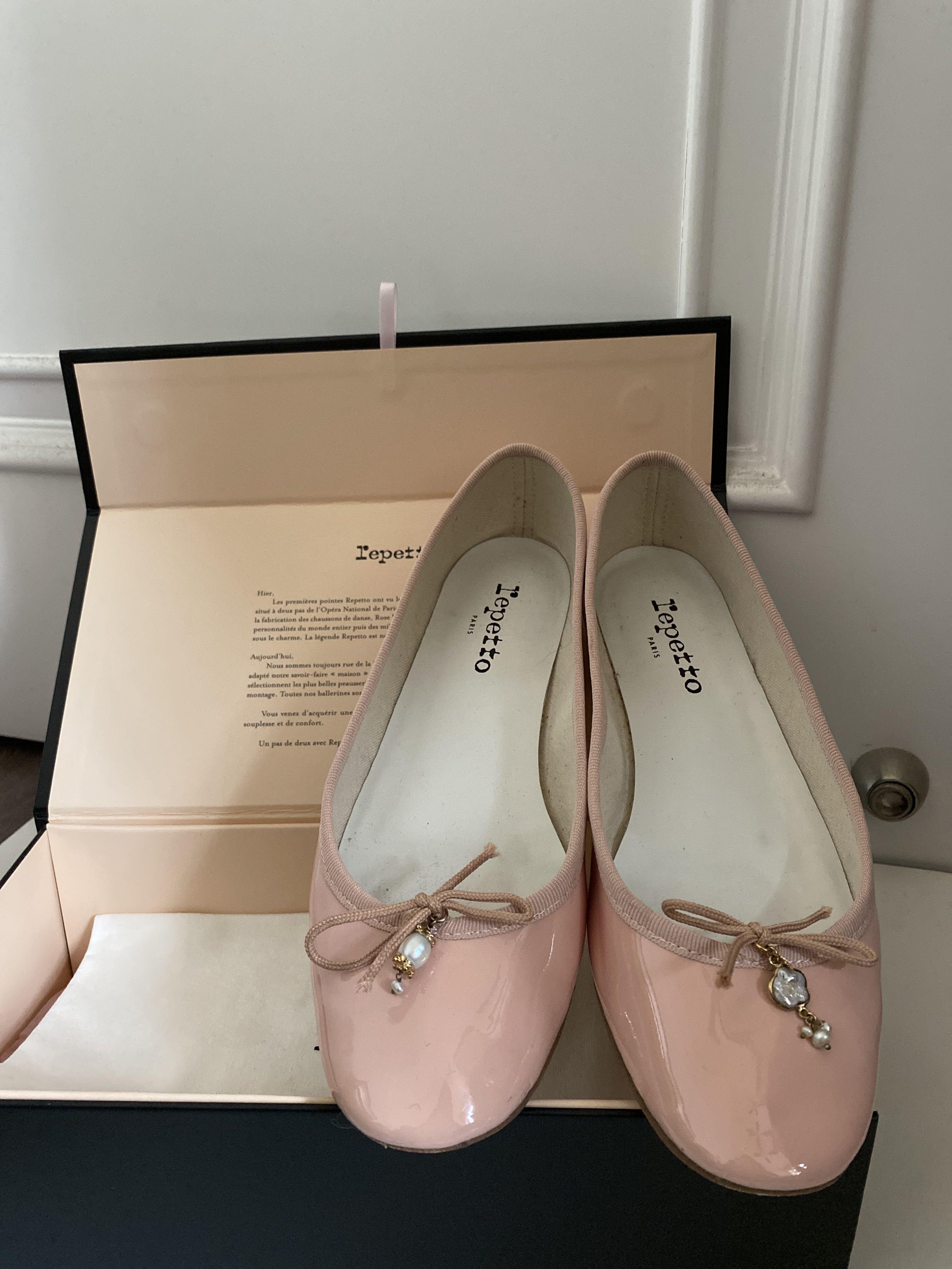 REPETTO Pink Brigette Ballerina Flats 淺粉紅色芭蕾舞平底鞋($1300
