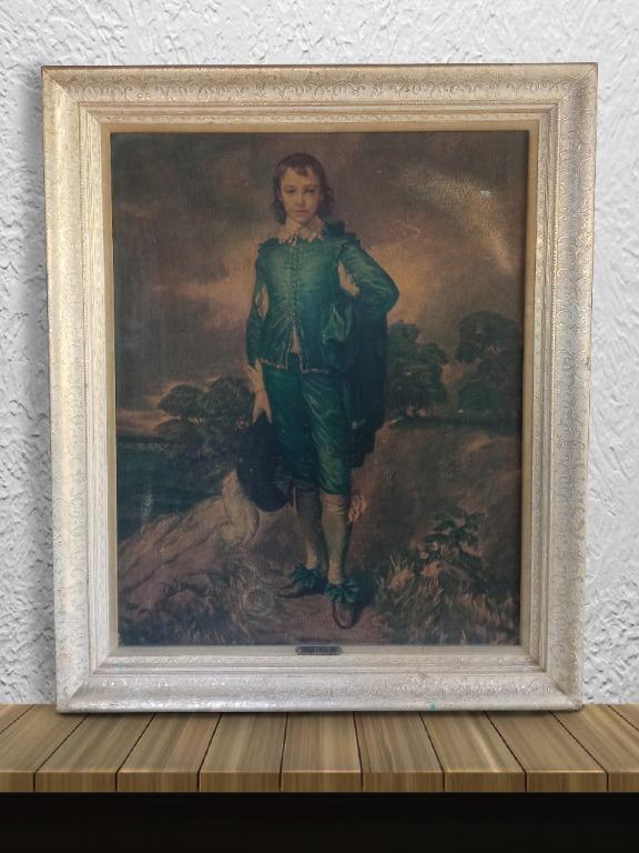 Reproduction/Replica of The Blue Boy Painting, Furniture & Home Living