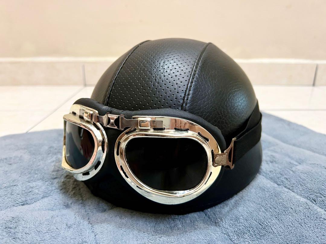 Retro helmet with goggles 2025