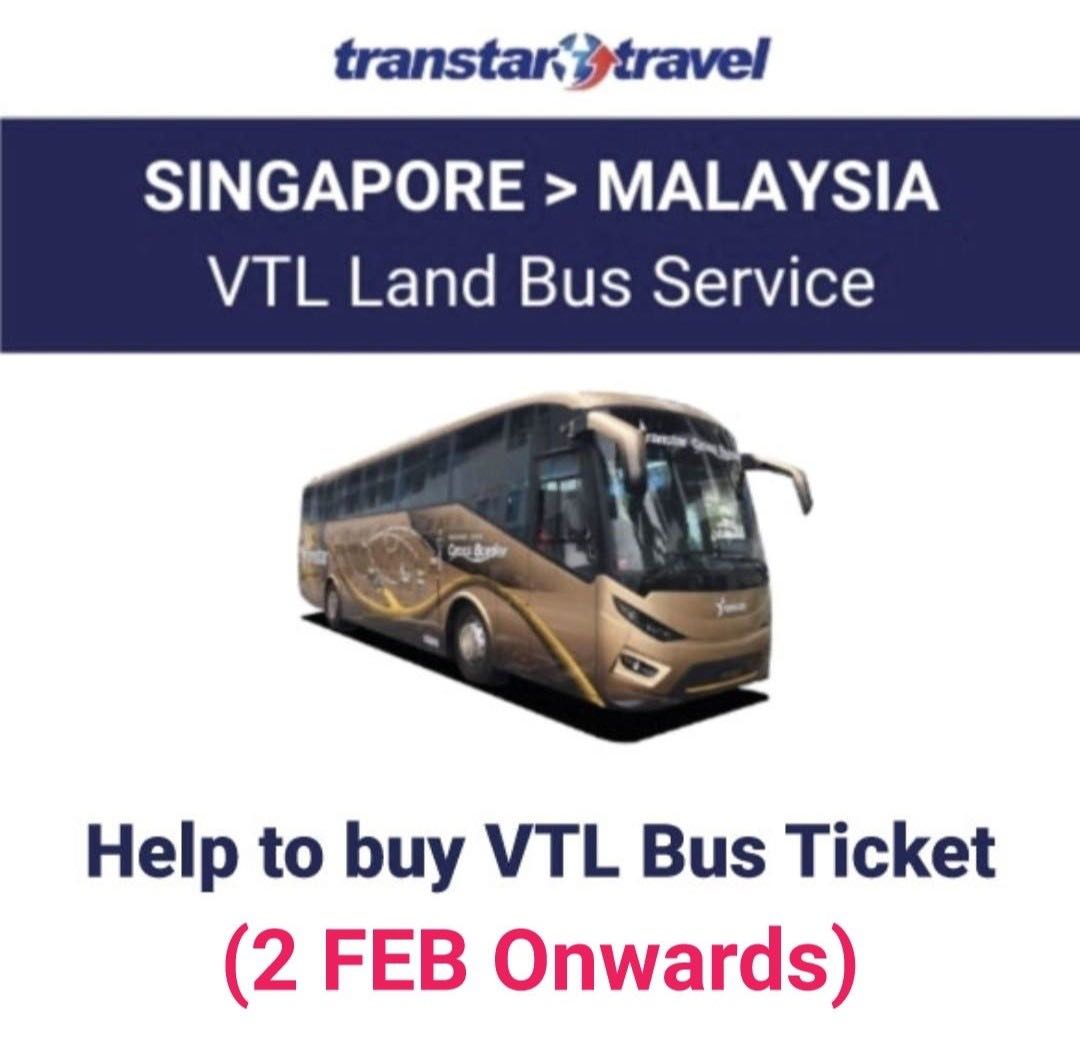 Bus online ticket booking transtar vtl Singapore