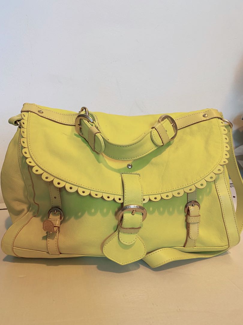 See by Chloe Fluorescent Yellow Crossbody Bag, Women's Fashion, Bags