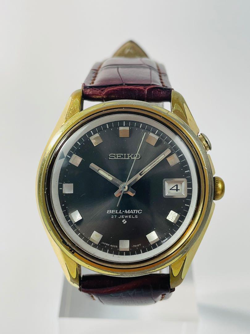 Seiko Bellmatic Ref 4005-7000 Circa 1968 Vintage Men's Auto Watch, Luxury,  Watches on Carousell