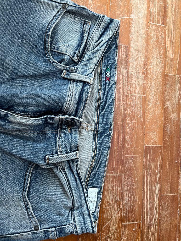 Selected homme washed slim jeans 36 fits 34