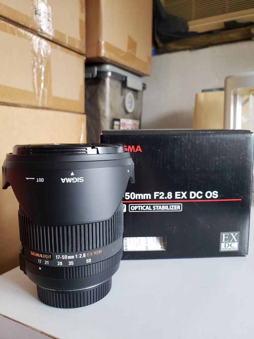 Sigma 17-50mm F2.8 EX DC OS (nikon mount), 攝影器材, 鏡頭及裝備