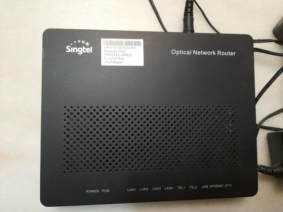 SingTel Modem and wifi mash router, Computers & Tech, Parts ...