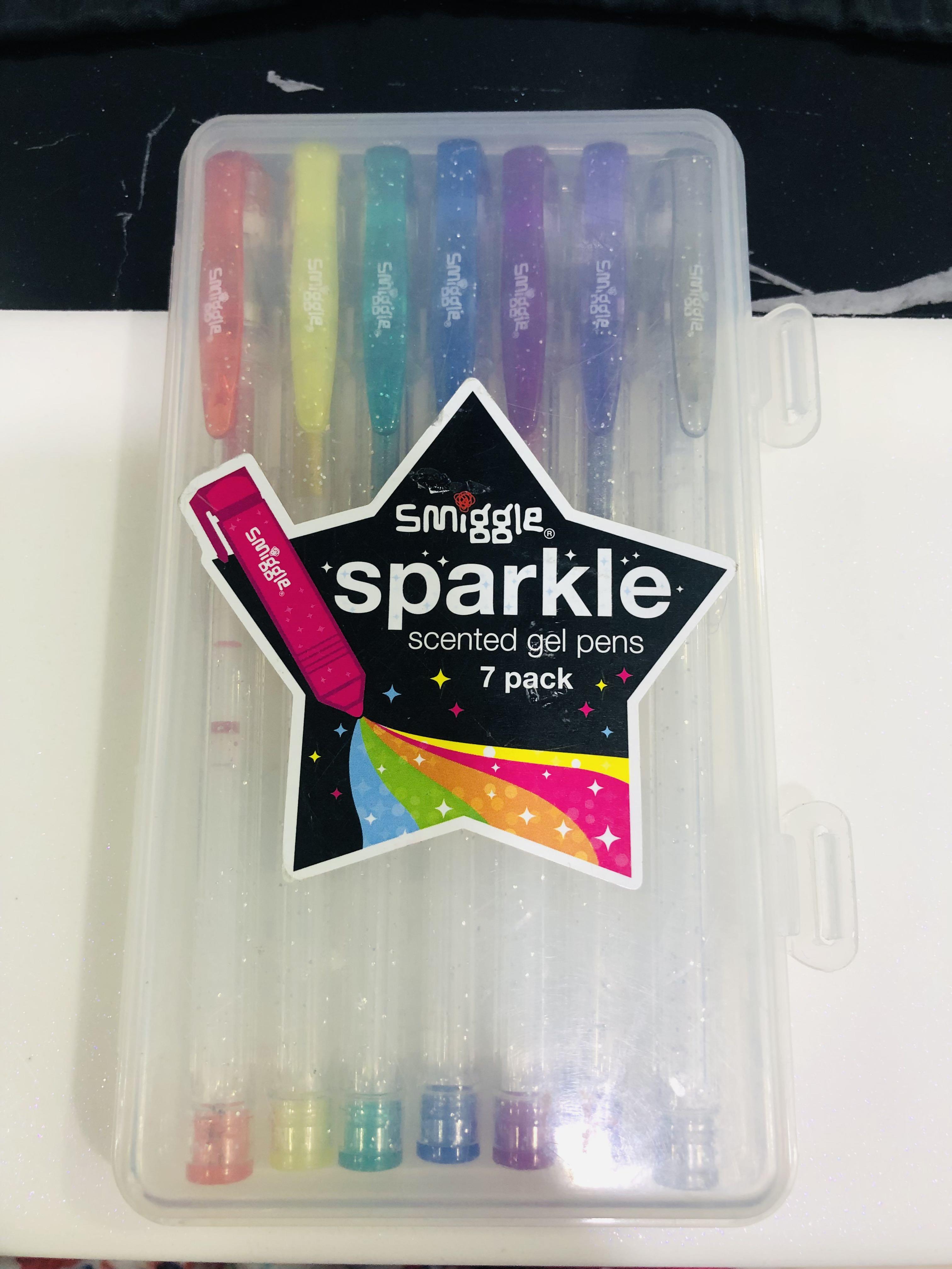 Smiggle Sparkle Gel Pens Sell4Me, Hobbies & Toys, Stationery & Craft
