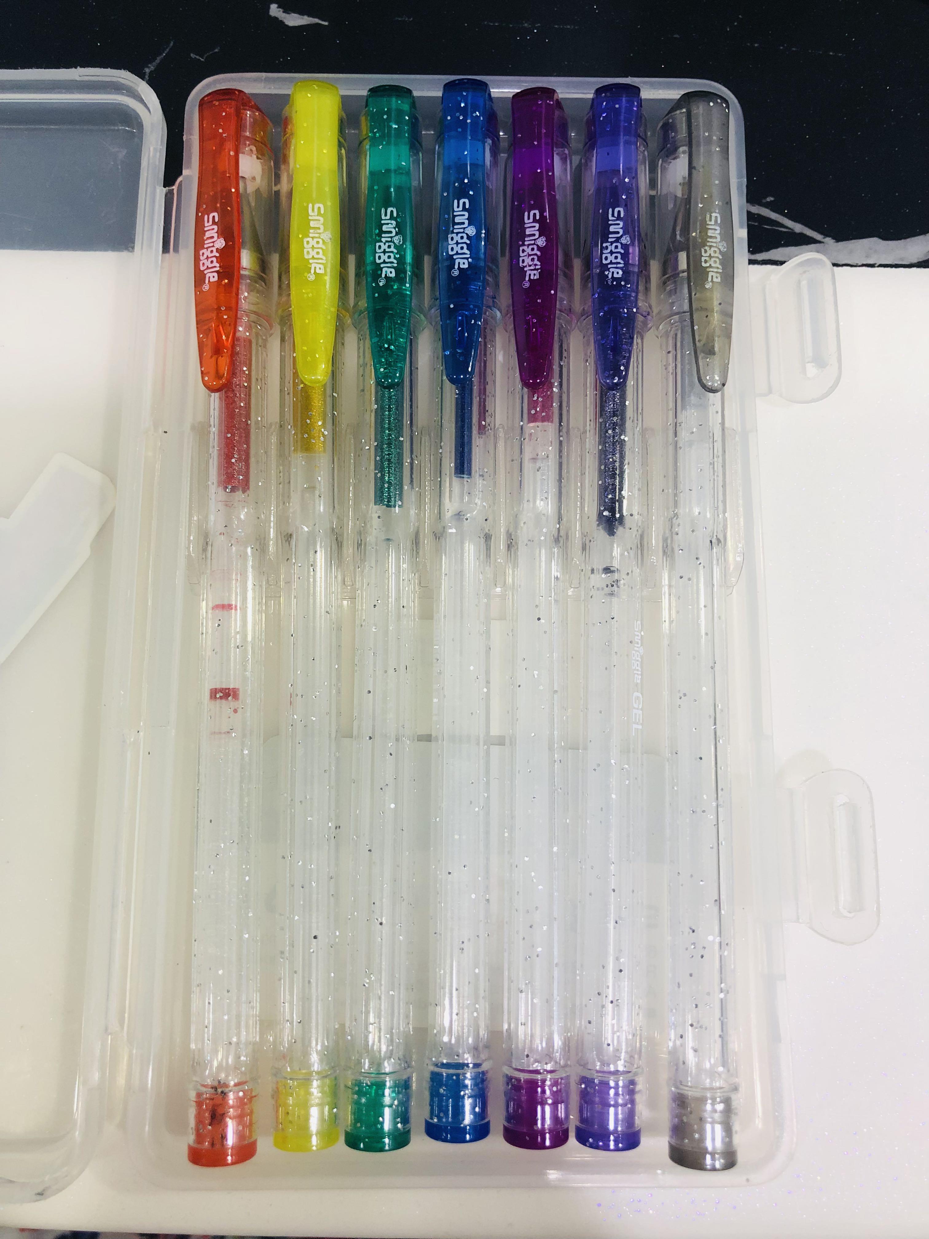 Smiggle Sparkle Gel Pens Sell4Me, Hobbies & Toys, Stationery & Craft