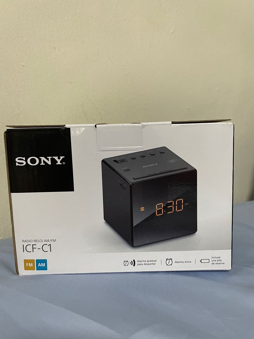 Sony Clock Radio ICFC1, Furniture & Home Living, Home Decor, Clocks on