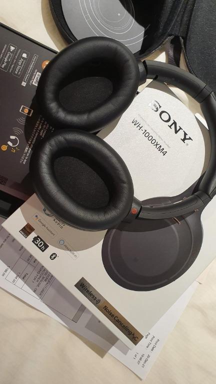 Sony XM4 Black - WH-1000XM4. Like New!, Audio, Headphones & Headsets on ...