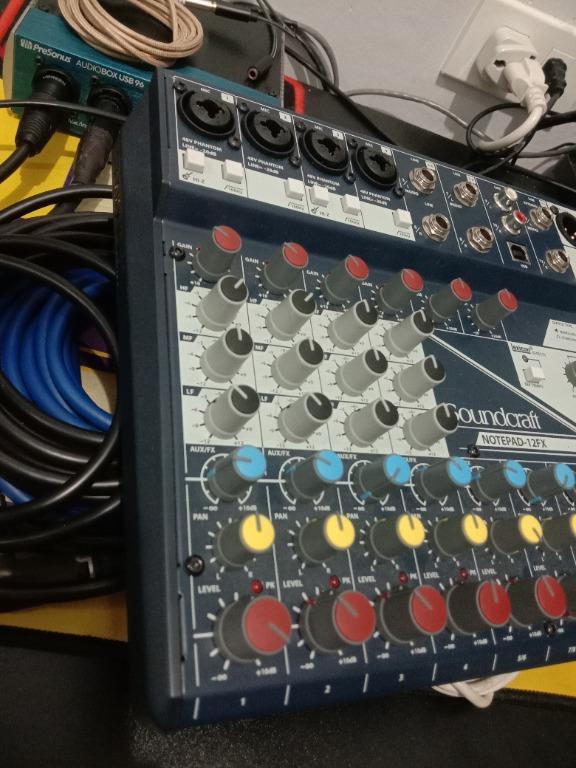 Soundcraft Notepad 12FX, Audio, Other Audio Equipment on Carousell