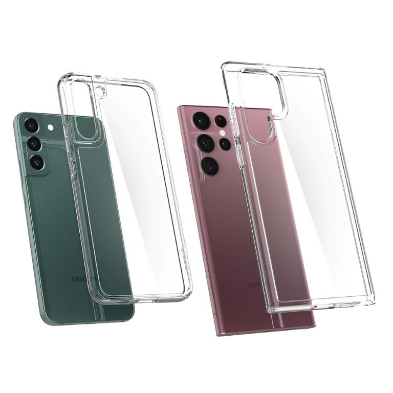 Spigen Crystal Flex Case for Galaxy S22, Grip-Friendly Protective Case