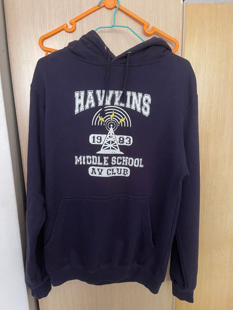 Hawkins middle school hoodie clearance