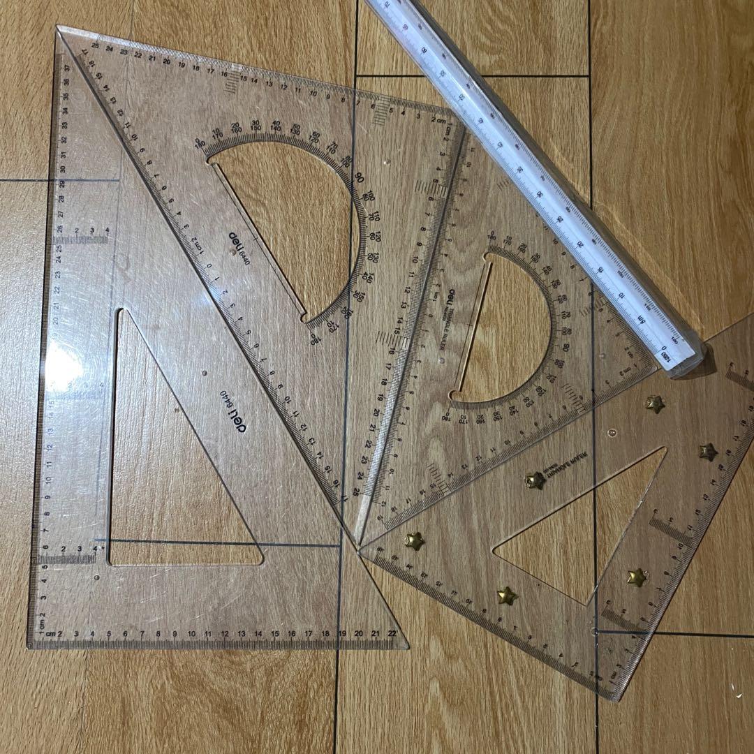 [TAKE ALL] JOY SCALE & DELI TRIANGLES 60/30, 45 (Two sizes) Large and