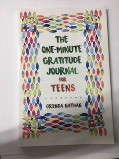 The One-Minute Gratitude Journal for Teens by Brenda Nathan