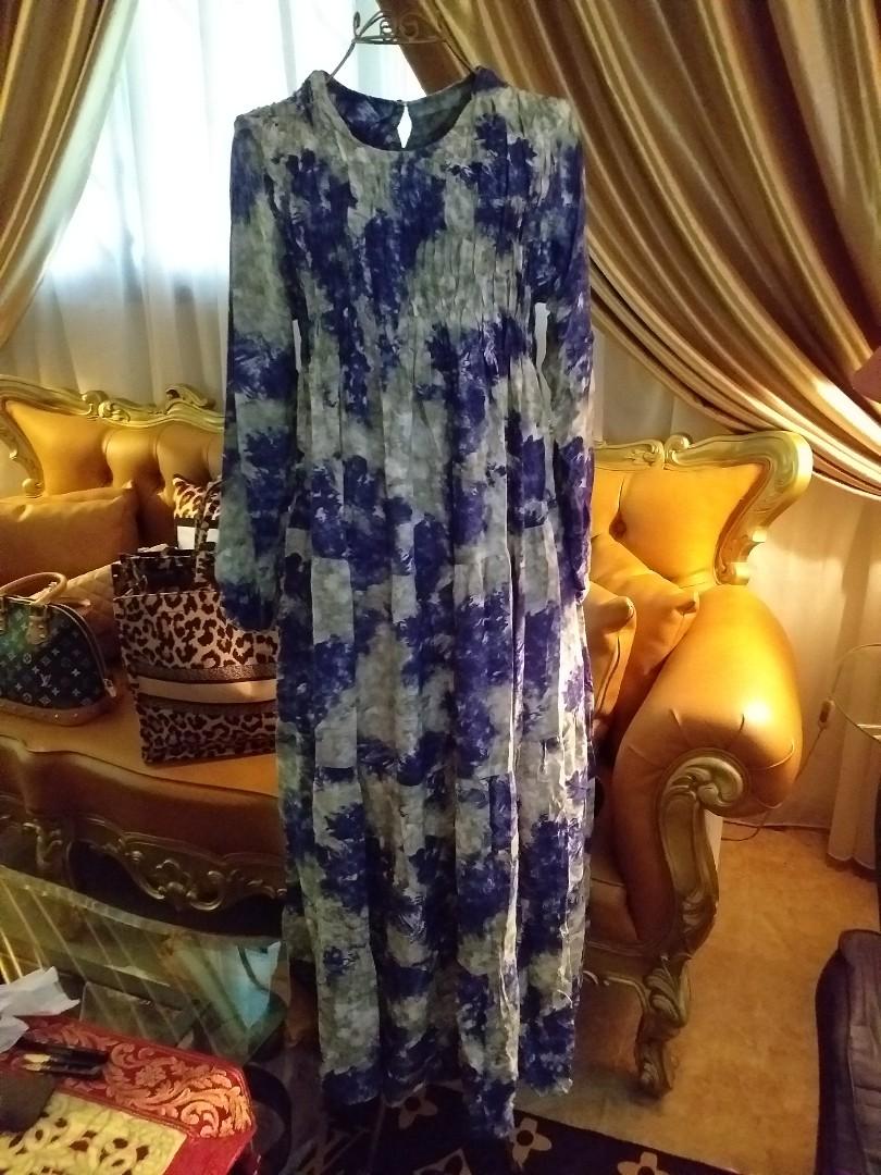 TIE DYE SMOCK DRESS, Women's Fashion 