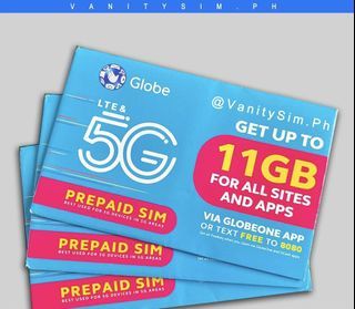 TM / Globe 0917 3G 4G 5G Special Numbers Vanity Sim Cards
