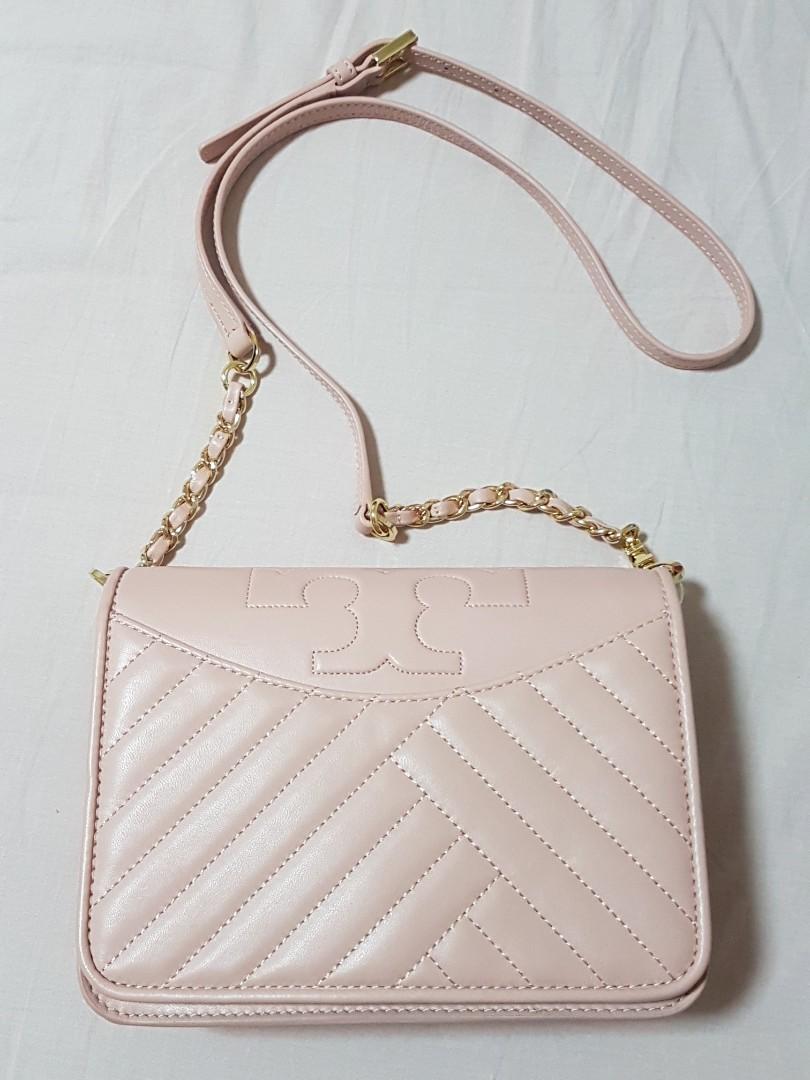 New Tory Burch Pink Alexa Crossbody Shoulder Bag