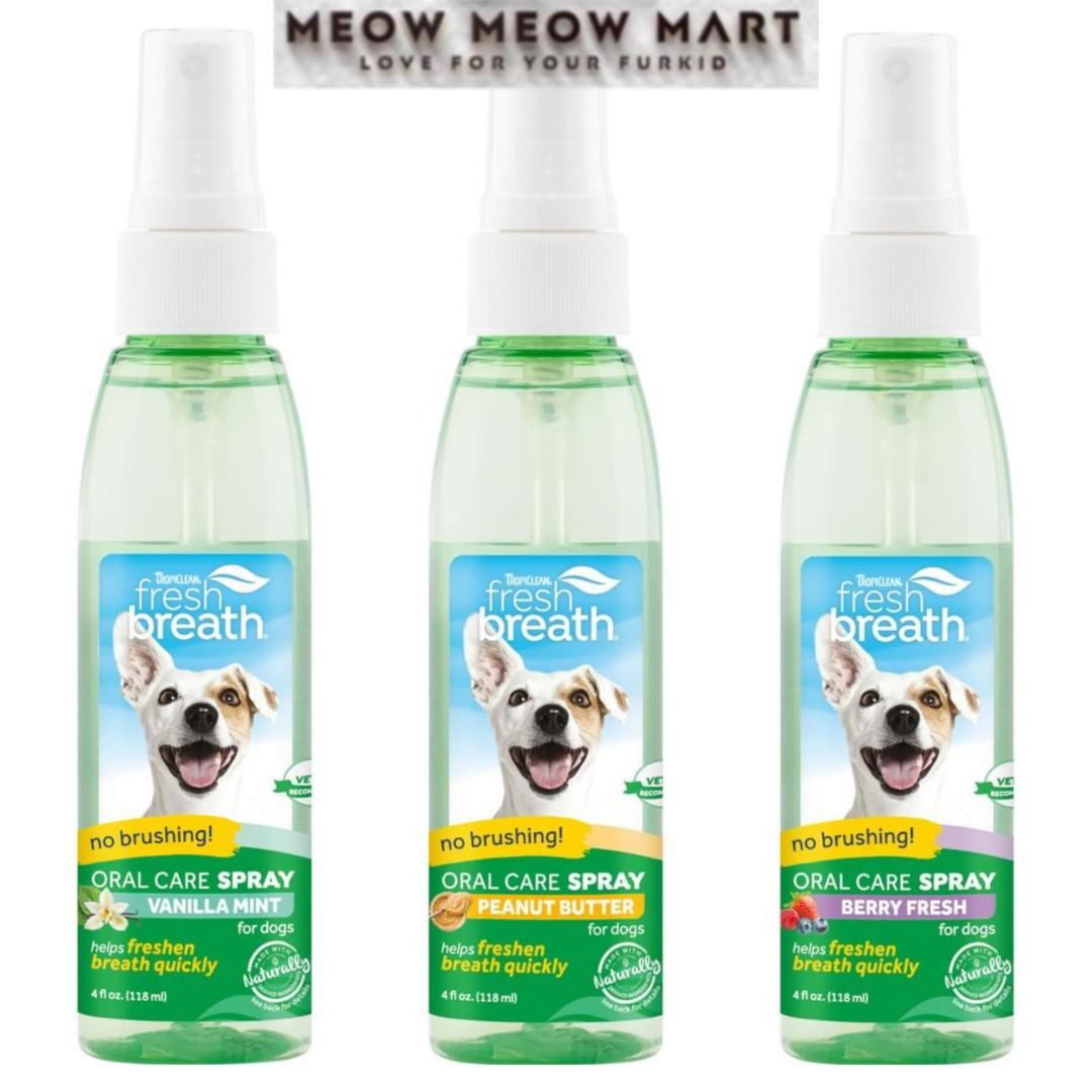 Tropiclean fresh breath spray sale