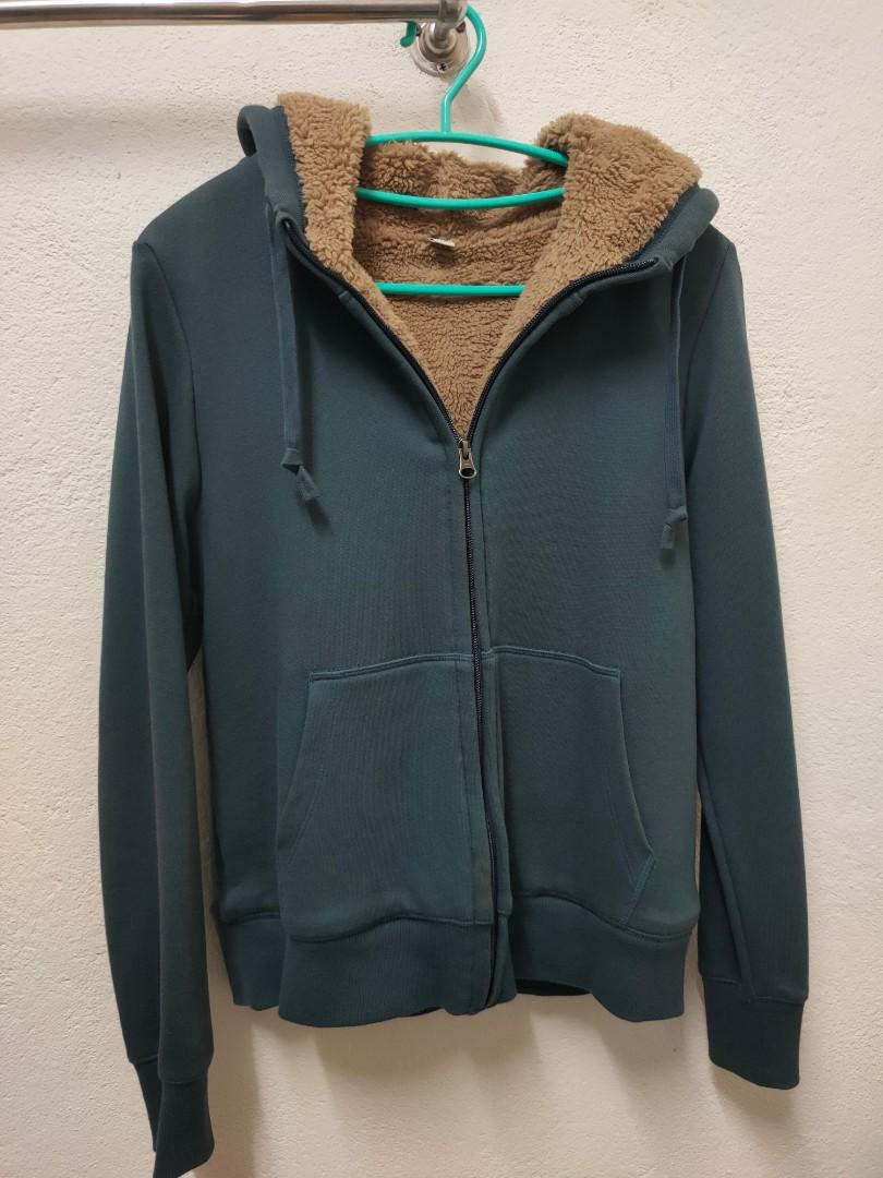 Pile lined hoodie uniqlo deals