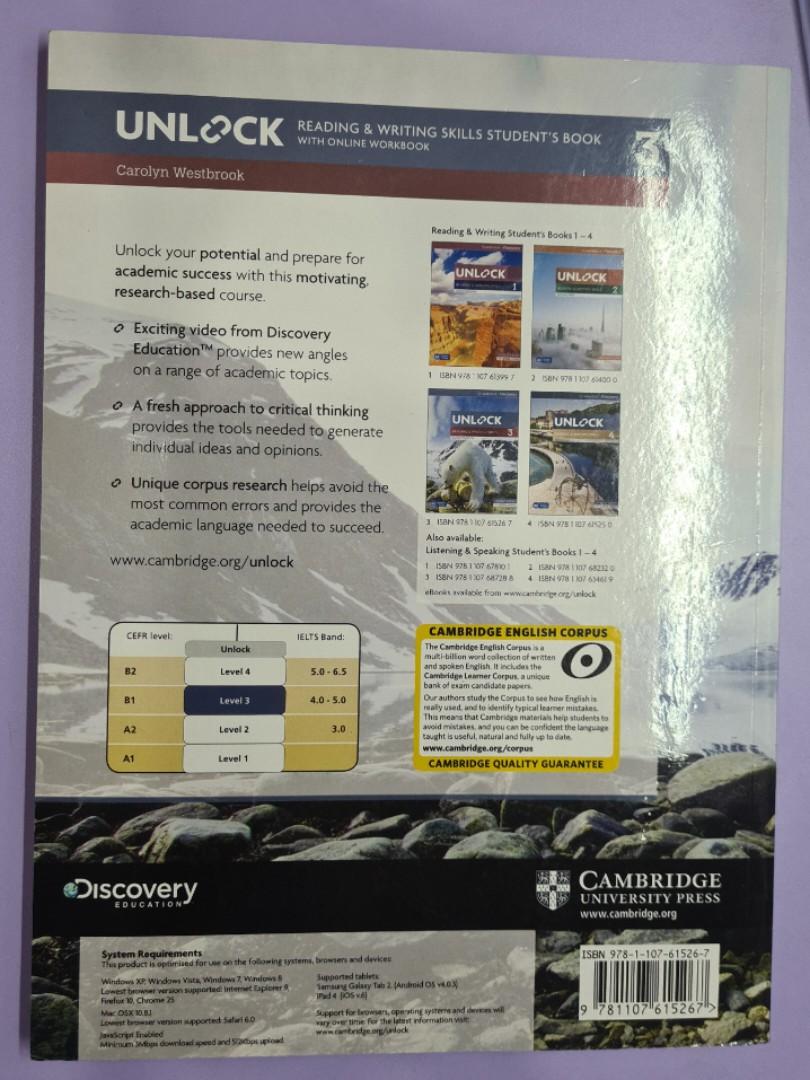 Unlock Level 3 Reading and Writing Skills (Cambridge Discovery Education Skills), Hobbies & Toys