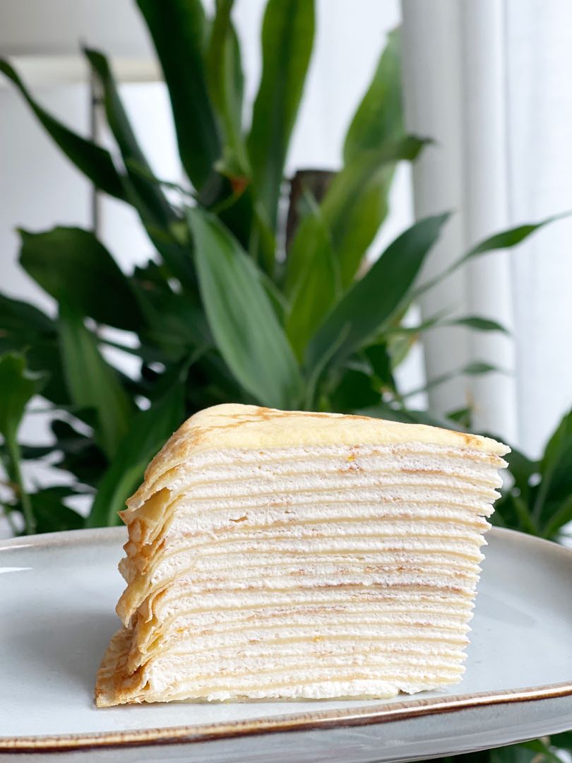 matcha mille crepe cake (9” inch), Food & Drinks, Homemade Bakes on  Carousell