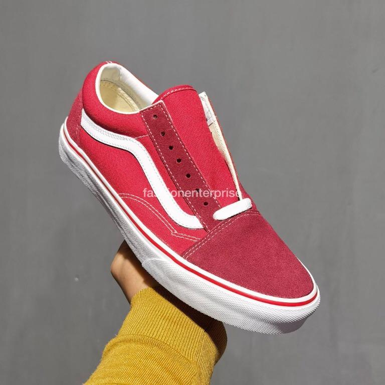 Vans old skool brick red 2025