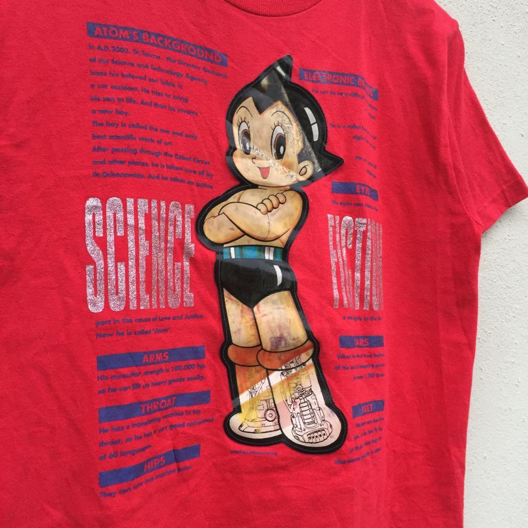 VINTAGE ASTRO BOY 3D HOLOGRAM TSHIRT, Men's Fashion, Tops & Sets